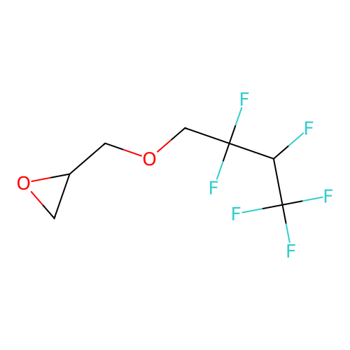((2,2,3,4,4,4-Hexafluorobutoxy)methyl)oxirane structure