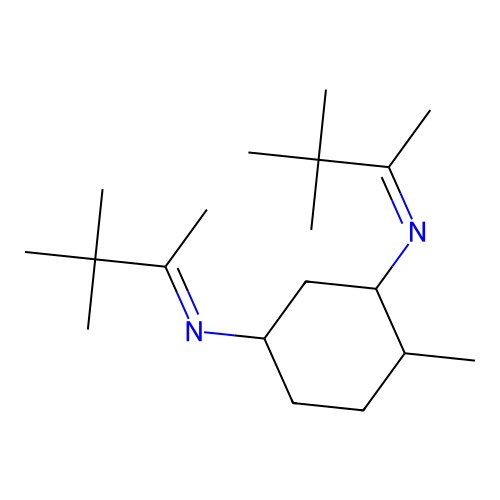 4-Methyl-N,N'-bis(1,2,2-trimethylpropylidene)cyclohexane-1,3-diamine structure