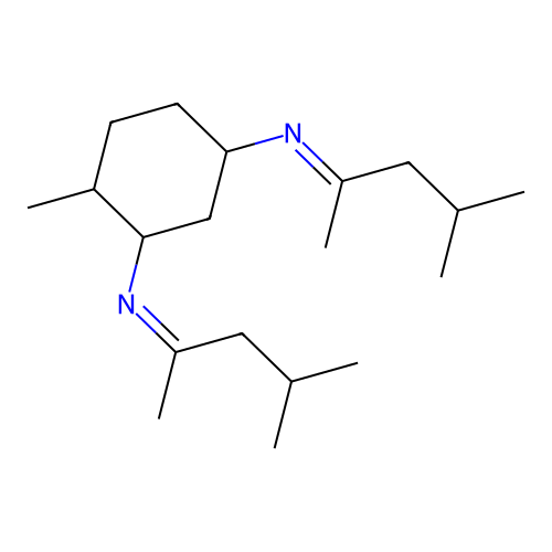N,N'-Bis(1,3-dimethylbutylidene)-4-methylcyclohexane-1,3-diamine structure