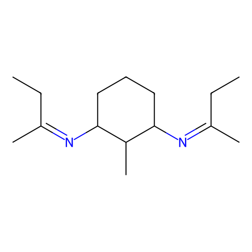 N,N'-Bis(1-methylpropylidene)-2-methylcyclohexane-1,3-diamine structure
