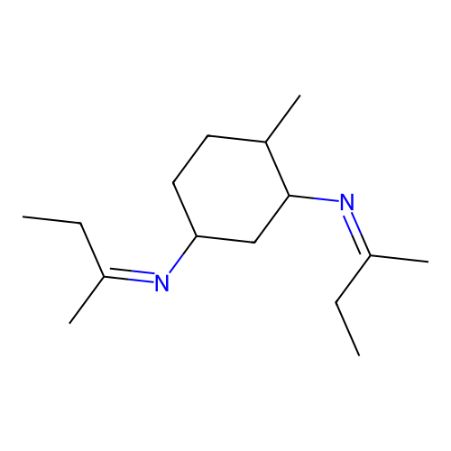 N,N'-Bis(1-methylpropylidene)-4-methylcyclohexane-1,3-diamine structure