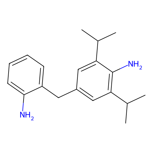 4-((2-Aminophenyl)methyl)-2,6-diisopropylaniline structure