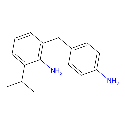 2-[(4-Aminophenyl)methyl]-6-isopropylaniline structure