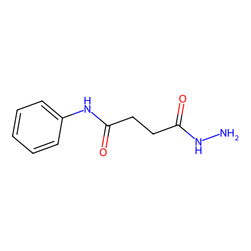 4-hydrazino-4-oxo-N-phenylbutanamide structure