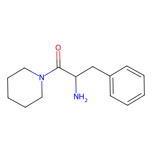 2-Amino-3-phenyl-1-(piperidin-1-yl)propan-1-one structure