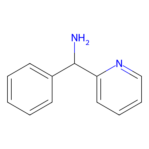 Phenyl(pyridin-2-yl)methanamine structure