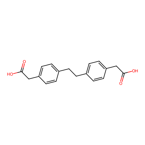 4,4'-Dimethylenebis(phenylacetic acid) structure
