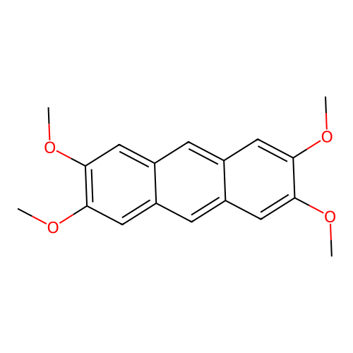 2,3,6,7-Tetramethoxyanthracene structure