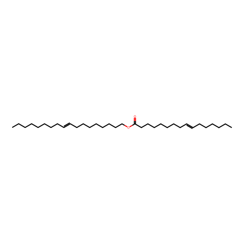 Octadec-9-EN-1-YL hexadec-9-enoate structure