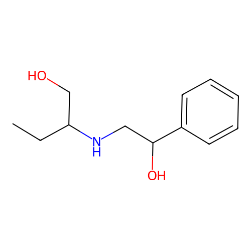 2-[(2-Hydroxy-2-phenylethyl)amino]butan-1-ol structure