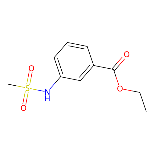 Ethyl 3-[(methylsulfonyl)amino]benzoate structure