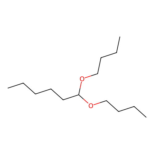 1,1-Dibutoxyhexane structure