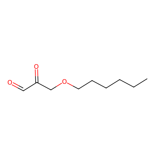 3-(Hexyloxy)-2-oxopropanal structure