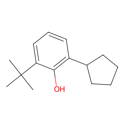 6-tert-Butyl-2-cyclopentylphenol structure