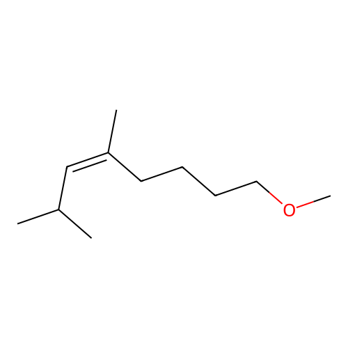 8-Methoxy-2,4-dimethyl-3-octene structure
