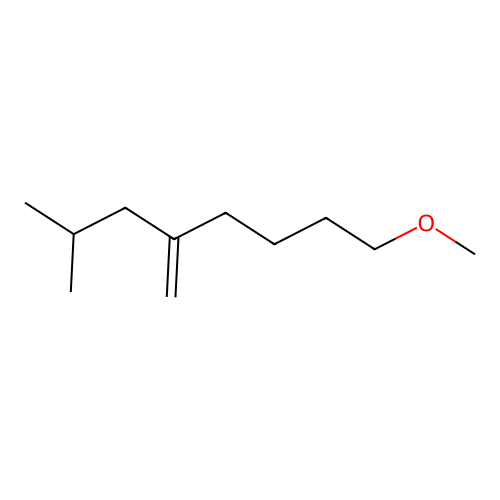 5-Isobutyl-1-methoxyhex-5-ene structure