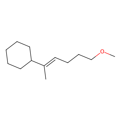 (6-Methoxyhex-2-EN-2-YL)cyclohexane structure