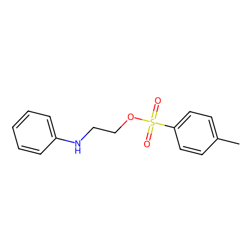 2-Anilinoethyl p-toluenesulphonate structure