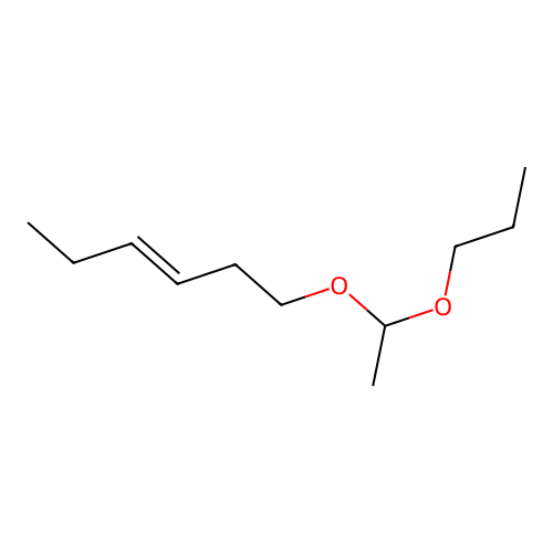 1-(1-Propoxyethoxy)hex-3-ene structure