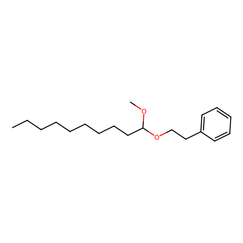 {2-[(1-Methoxydecyl)oxy]ethyl}benzene structure