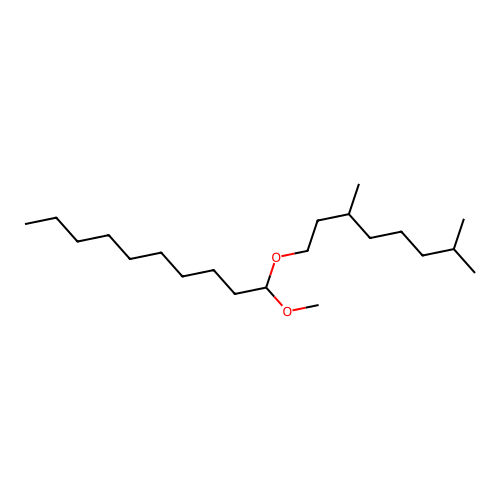 1-[(3,7-Dimethyloctyl)oxy]-1-methoxydecane structure