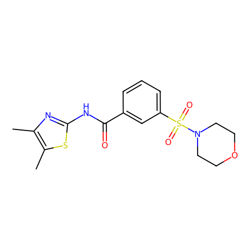 N-(4,5-dimethylthiazol-2-yl)-3-(morpholinosulfonyl)benzamide structure
