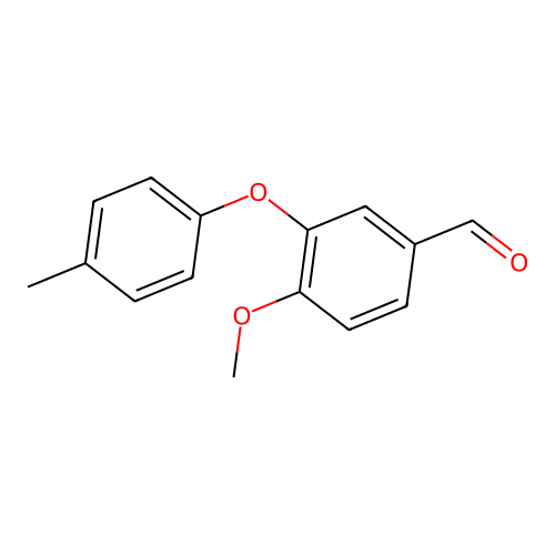 4-Methoxy-3-(4-methylphenoxy)benzaldehyde structure