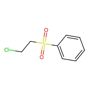 ((2-Chloroethyl)sulphonyl)benzene structure