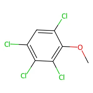 2,3,4,6-Tetrachloroanisole structure