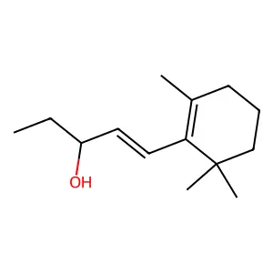 1-Penten-3-ol, 1-(2,6,6-trimethyl-1-cyclohexen-1-yl)- structure