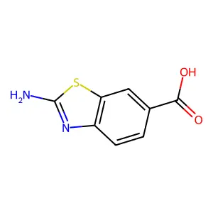 6-Benzothiazolecarboxylic acid, 2-amino- structure