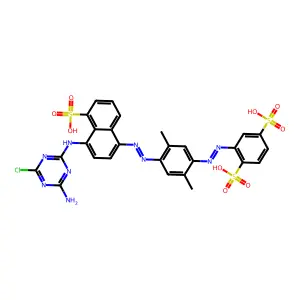 C27H22ClN9O9S3 structure