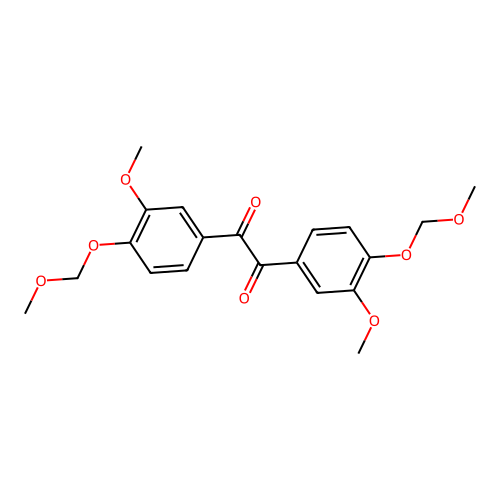 1,2-Bis[3-methoxy-4-(methoxymethoxy)phenyl]ethane-1,2-dione structure