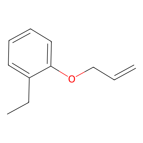 Allyl o-ethylphenyl ether structure