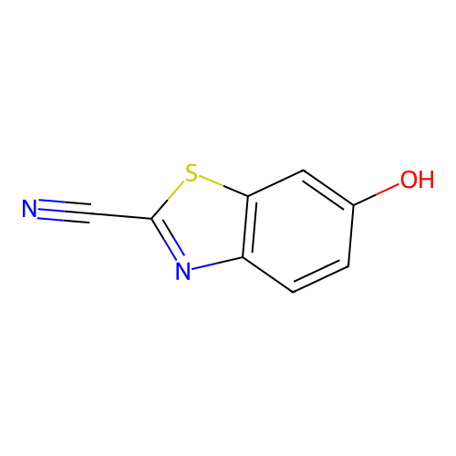 2-Cyano-6-hydroxybenzothiazole structure