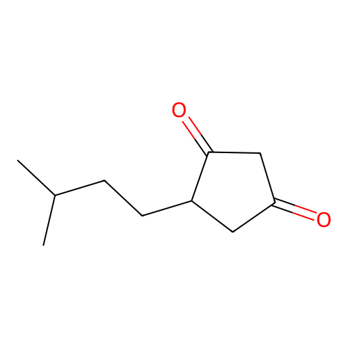 1,3-Cyclopentanedione, 4-isopentyl- structure