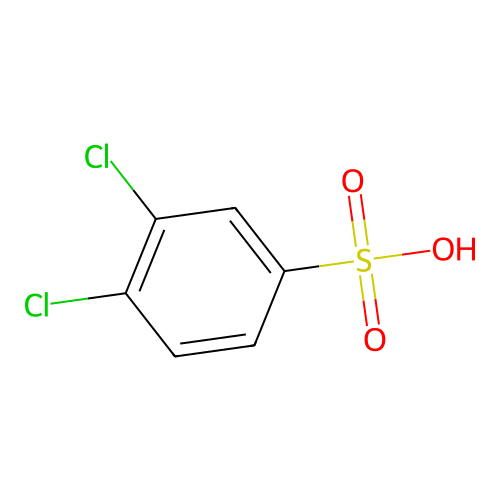 3,4-Dichlorobenzenesulfonic acid structure