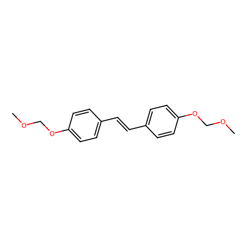 4,4'-Bis(methoxymethoxy)stilbene structure