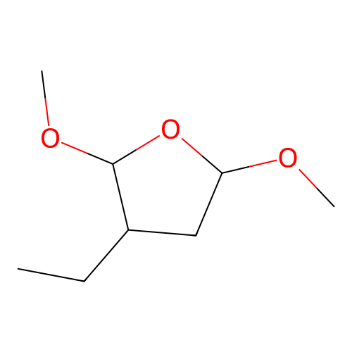 3-Ethyltetrahydro-2,5-dimethoxyfuran structure