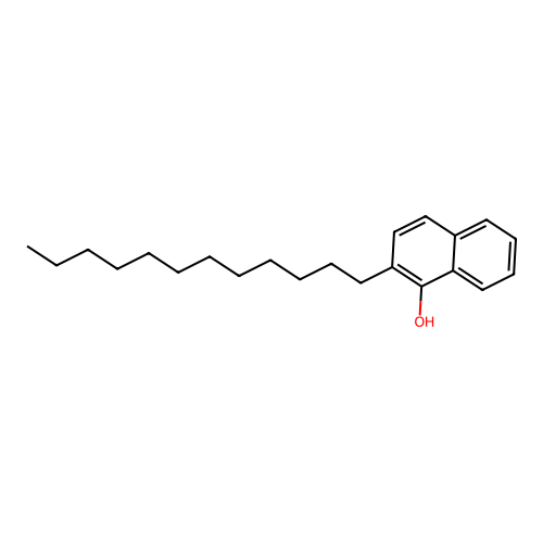 Dodecyl-1-naphthol structure