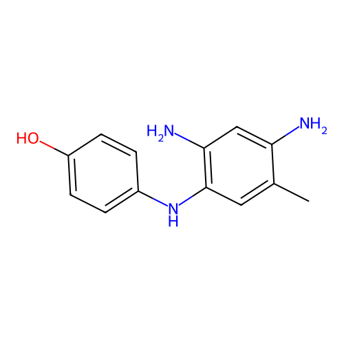 4-[(2,4-Diamino-5-methylphenyl)amino]phenol structure