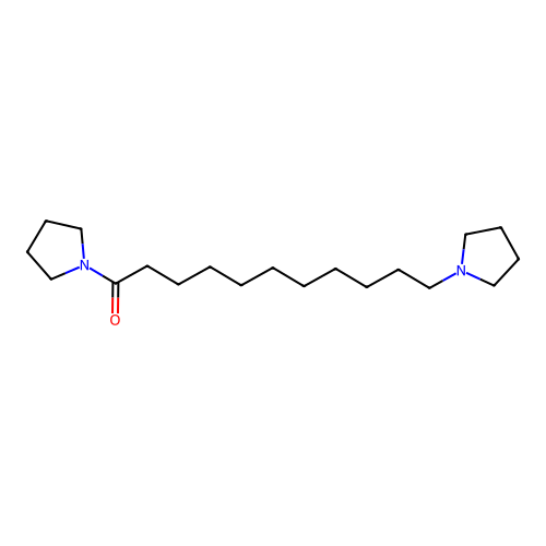 1-(1-Oxo-11-(1-pyrrolidinyl)undecyl)pyrrolidine structure