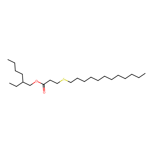 2-Ethylhexyl 3-(dodecylthio)propionate structure