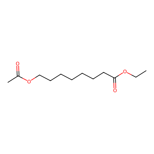 Ethyl 8-(acetoxy)octanoate structure