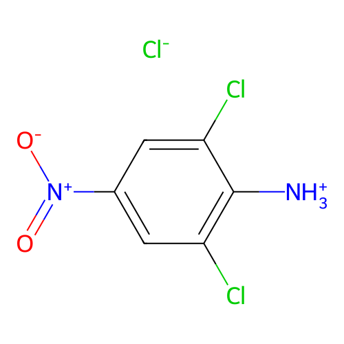 2,6-Dichloro-4-nitroanilinium chloride structure