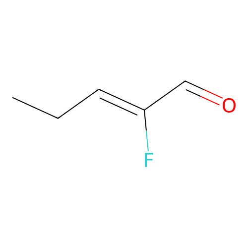 2-Fluoropent-2-enal structure