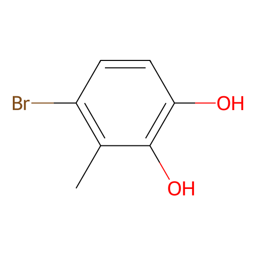 4-Bromo-3-methylpyrocatechol structure