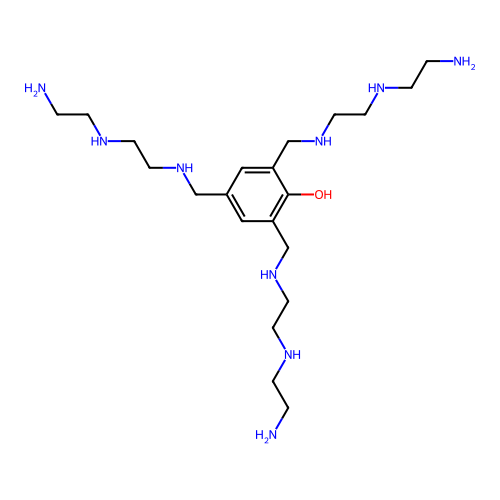 2,4,6-Tris[[[2-[(2-aminoethyl)amino]ethyl]amino]methyl]phenol structure