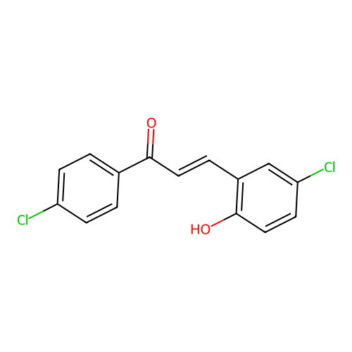 4',5-Dichloro-2-hydroxychalcone structure