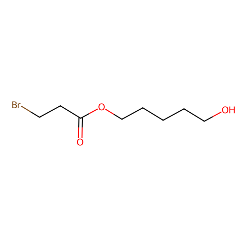 5-Hydroxypentyl 3-bromopropionate structure